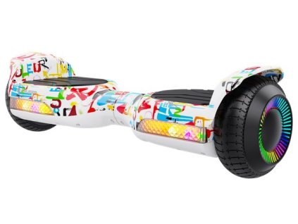 Hoverboard REBEL Cruiser Paint ZAB0014 bílý – 24365.cz