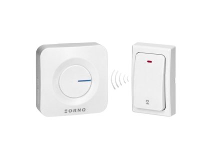 Bezdrátový zvonek ORNO OR-DB-MT-156/W, dosah až 200m, bílá – 24365.cz