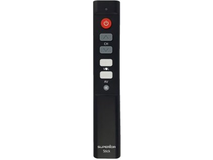 Univerzální dálkový ovladač SUPERIOR Stick TV, 6 tlačítek, programovatelný – 24365.cz