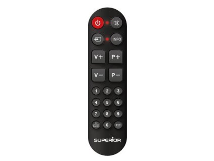 Univerzální ovladač SUPERIOR pro TV LG, SAMSUNG, SONY, PANASONIC a PHILIPS – 24365.cz