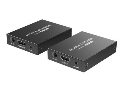 Extender HDMI XtendLan EHDMI11EIR4K-TR40, 1.4, CAT6/6a/7, vysílač+přijímač – 24365.cz