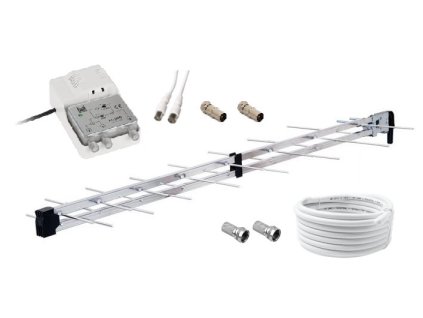 AKCE - Antenní Set SAPRO DVB-T2 pro 2 TV, LTE filtr – 24365.cz