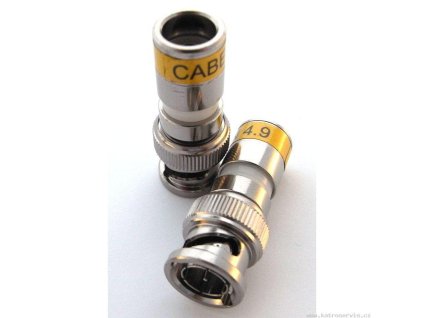 Profesionální lisovací konektor Cabelcon BNCM-56-CX3 4,9 (6,5mm) – 24365.cz