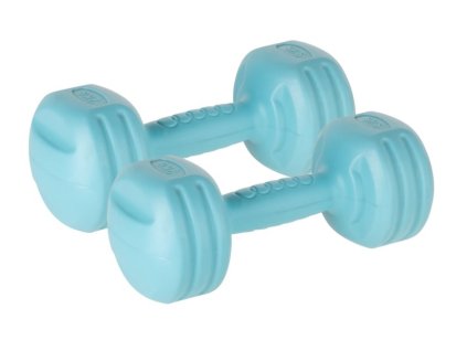 Posilovací činky 2x2kg, REBEL ACTIVE RBA-2307, modré – 24365.cz
