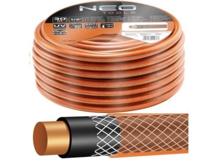 Zahradní hadice NEO 1/2" oranžová, 4vrstvá, 20 barů, Economic 30m – 24365.cz