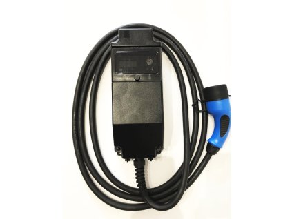 WallBox nabíječka Typ2 3X16A kabel 5m, Elektroměr, HDO, Zámek – 24365.cz