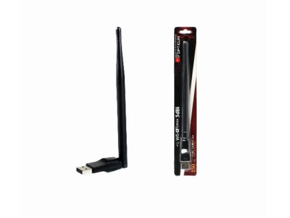 Opticum USB Wifi dongle adaptér W5 s anténkou, MT7601U 1T1R – 24365.cz