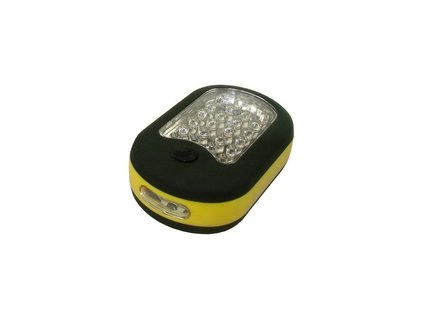 Lampa s magnetem do dílny 24+3 diody ŽLUTÁ – 24365.cz
