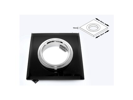 Podhledový rámeček pro LED svítidlo Worta ČERNÉ – 24365.cz