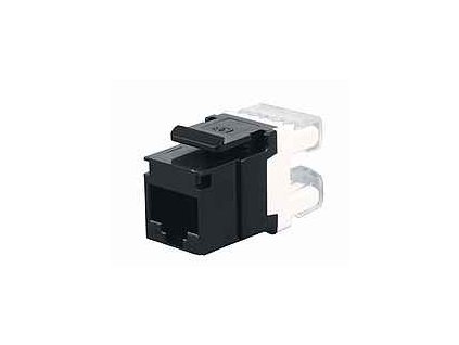 Zařezávací keystone Solarix CAT5E UTP RJ45 černý SXKJ-5E-UTP-BK – 24365.cz
