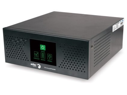 Záložní zdroj UPS ADLER 400W 230V, 12V, sínus – 24365.cz