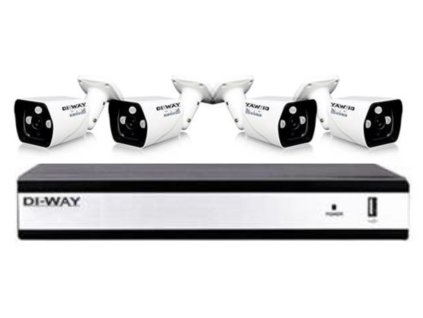 Zvýhodněný set: DI-WAY AHD 2+2+1 kamerový systém – 24365.cz