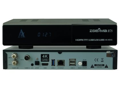 ZGEMMA H7S Triple Tuner 4k UHD CA CI 2xDVB-S2X,  1x DVB-T2/C – 24365.cz