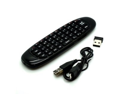 Airmouse OPENBOX bezdrátové dálkové ovládání s QWERTY klávesnicí – 24365.cz