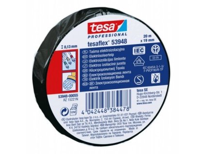 TESA 53988 - Profi izolační páska , tesaflex PVC 20m x 19mm – 24365.cz