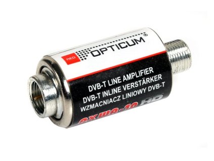 TV linkový zesilovač OPTICUM AX WA-10 VHF/UHF, 20dB/5-12V "F" – 24365.cz