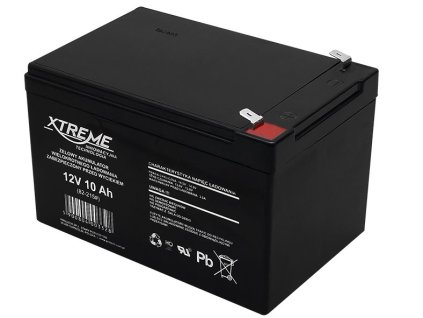 Baterie olověná 12V / 10Ah Xtreme 82-215 gelový akumulátor – 24365.cz