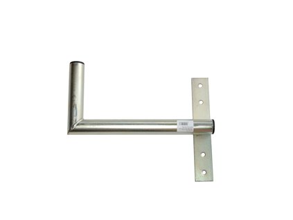Konzola - držák antén k oknu, 25cm, žárový, pravý pr 42 mm – 24365.cz