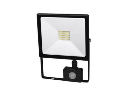 LED Reflektor se senzorem DPM FL27-50W-PIR, IP65, 50W, 3500lm, 4000K – 24365.cz