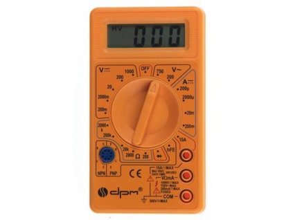 Digitální multimetr DPM V12, LCD, 9V – 24365.cz