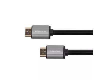 Kabel HDMI 1m 2.0 4K KRUGER & MATZ KM1203 GOLD, blistr – 24365.cz