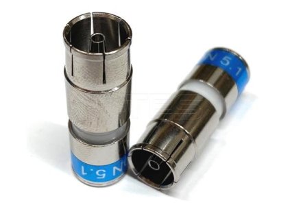 Vodotěsný lisovací konektor Cabelcon IECF-56-CX3 5,1 IECF na RG6 – 24365.cz