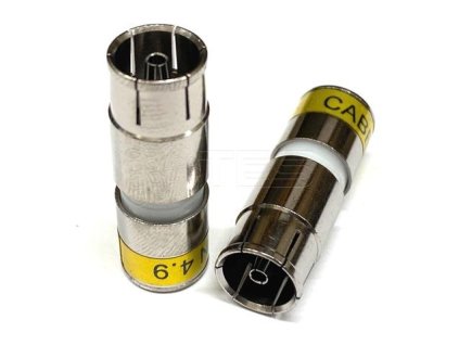 Vodotěsný lisovací konektor Cabelcon IECF-56-CX3 4.9 IECF na RG6 – 24365.cz