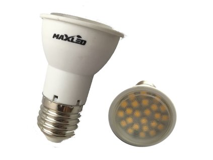LED žárovka E27 JDR 24 SMD 3.5W, teplá bílá – 24365.cz