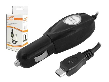 Autoadaptér 12V/5V 2,1A s konektorem micro USB, LTC LXG254 – 24365.cz