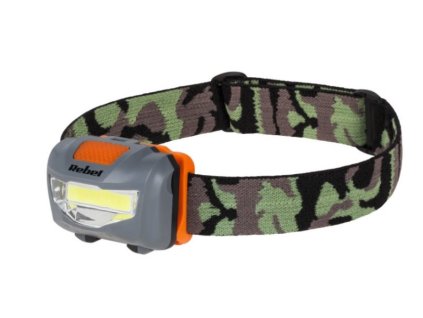 Čelovka REBEL URZ0909 3W, maskáčový popruh – 24365.cz