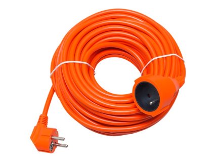 Prodlužovací kabel 20m, oranžový 3x1,5mm PR-160 – 24365.cz