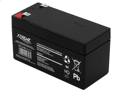 Baterie olověná 12V / 3,4Ah, Xtreme 82-214 gelový akumulátor – 24365.cz