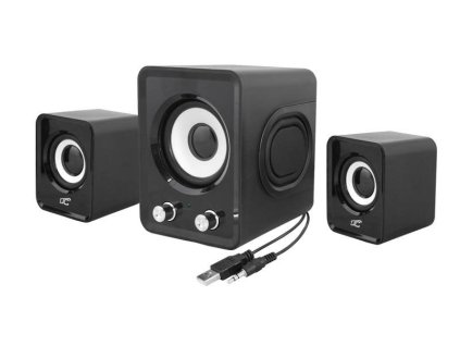Reproduktory k PC se subwooferem LTC LXKS201, černá – 24365.cz