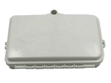 Optický nástěnný box FTTH 4S, 4x adaptér (SC-simplex/LC-duplex), IP65 – 24365.cz