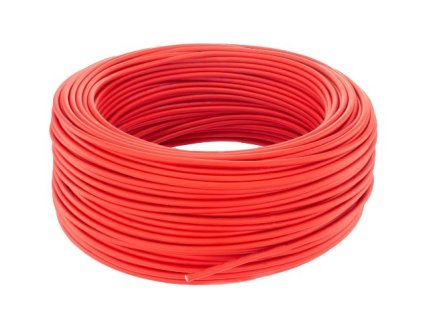Solární kabel FVE H1Z2Z2-K 4mm2, červený 25m, 1500V – 24365.cz