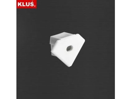 ZÁSLEPKA PVC - 45-ALU S OTVOREM – 24365.cz