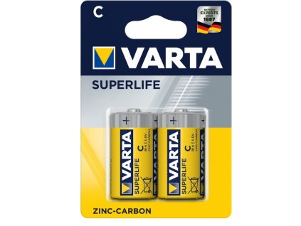 Varta SUPERLIFE C baterie LR14, 2ks – 24365.cz