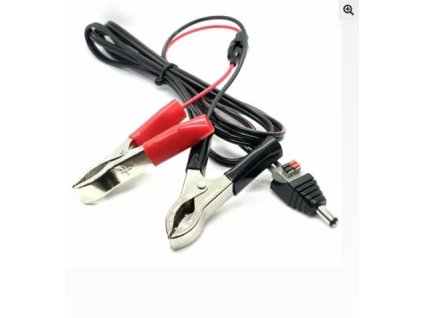 Kabel pro připojení k 12V akumulátoru – krokosvorky VYPLAŠTO – 24365.cz
