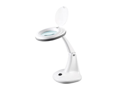Stolní lampa s lupou REBEL NAR0460-2 5D 6W 60-LED do dílny – 24365.cz