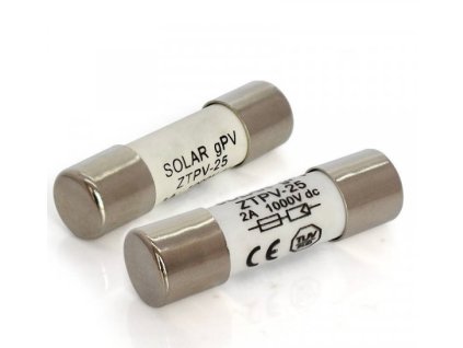 FVE DC pojistka 1000V 10x38 mm pro solární systémy 10A – 24365.cz