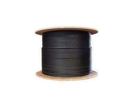 Solární kabel FVE H1Z2Z2-K, 1500V, 6mm2, černý 500m, cívka – 24365.cz