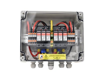 FVE Rozvaděč s přepěťovou ochranou RDC02P/F13M/T1+T2 pro fotovoltaiku – 24365.cz