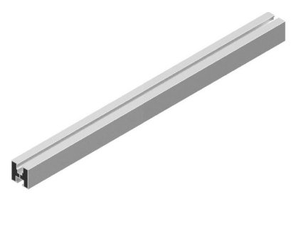 FVE Hliníkový montážní H profil 40x40mm, 3,3m, délka 3300mm pro M10 hlavu – 24365.cz