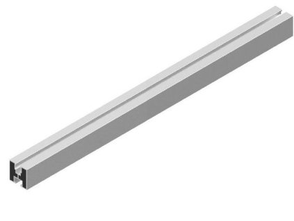 FVE Hliníkový montážní H profil 40x40mm, 3,3m, délka 3300mm pro kladívkový šroub (T) – 24365.cz