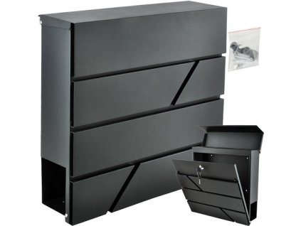 Poštovní schránka MALATEC S6238, antracit – 24365.cz