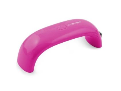 UV Lampa na nehty cestovní 9W ESPERANZA PEARL PINK EBN003P, růžová – 24365.cz