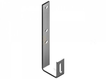 FVE střešní hák typu J (L220) jednoduchý 220mm, 30x4, 1.4016 – 24365.cz