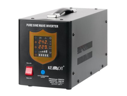 Zdroj záložní KEMOT URZ3427B PROsinus 1050W 24V, černá – 24365.cz