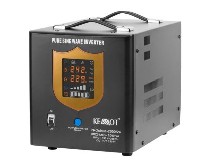 Zdroj záložní KEMOT PROsinus 2000/24 URZ3428B 1400W 24V – 24365.cz