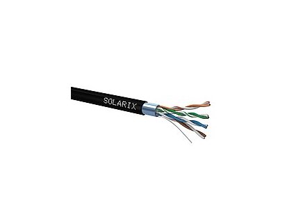 Instalační kabel Solarix CAT5E FTP PE Fca venkovní 305m/box SXKD-5E-FTP-PE – 24365.cz